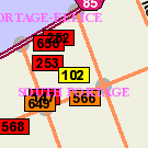 Map of 389 Graham Avenue
