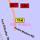 Map of 11 Israel Asper Way