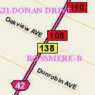 Map of 807 Henderson Highway