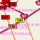Map of 239 Portage Avenue (Transit Box)