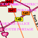 Map of 250 Portage Avenue (Transit Box)