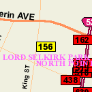 Map of 445 King Street