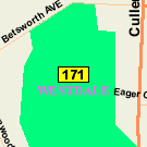 Map of 6720 Betsworth Avenue