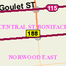 Map of 235 Marion Street