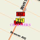 Map of 439 Watt Street