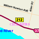 Map of 375 Nairn Avenue