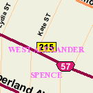 Map of 547 Notre Dame Avenue