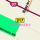 Map of 180 Poplar Avenue