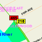 Map of 433 St. Mary's Road