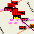 Map of 129 Osborne Street