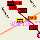 Map of 137 Osborne Street