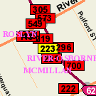 Map of 109 Osborne Street