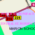 Map of 340 Boulevard Provencher (1)