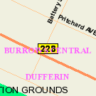 Map of 989 Selkirk Avenue