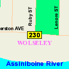 Map of 980 Palmerson Avenue