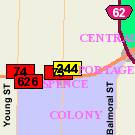 Map of Ellice Avenue & Spence Street