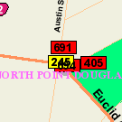 Map of 221 Austin Street N