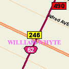 Map of 421 Burrows Avenue