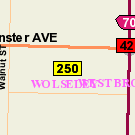 Map of 750 Westminster Avenue (rear)