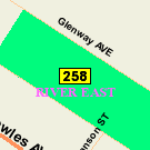Map of 323 Emerson Avenue