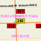Map of 117 Regent Avenue East