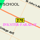 Map of 638 Mountain Avenue