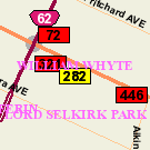 Map of 384 Selkirk Avenue