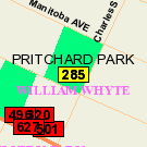 Map of 295 Pritchard Avenue