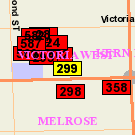 Map of 123 Regent Avenue West