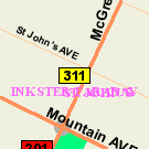 Map of 412 McGregor Street