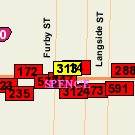 Map of 551 Sargent Avenue