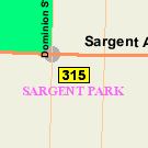 Map of 948 Sargent Avenue