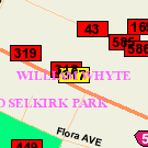 Map of 247 Selkirk Avenue