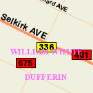 Map of 724 Selkirk Avenue