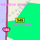 Map of Portage Avenue & Empress underpass