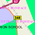 Map of 630 Rue Des Meurons