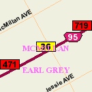 Map of 165 Boulevard Provencher