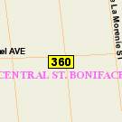 Map of 302 Hamel Avenue