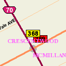 Map of 160 Stafford Street