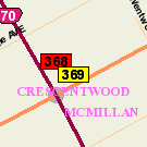 Map of 164 Stafford Street