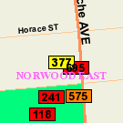 Map of 255 Tache Avenue