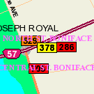 Map of 136 Boulevard Provencher 