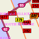 Map of 253 Vaughan Street (Shutter Mural)