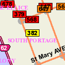Map of 241 Vaughan Street