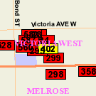 Map of 127 Regent Avenue West (rear)
