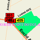 Map of 132 Lusted Avenue