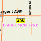 Map of 772 Sargent Avenue