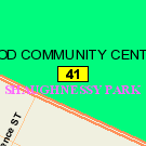 Map of 1415 Burrows Avenue