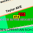 Map of 1420 Taylor Avenue