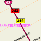 Map of 730 Osborne Street